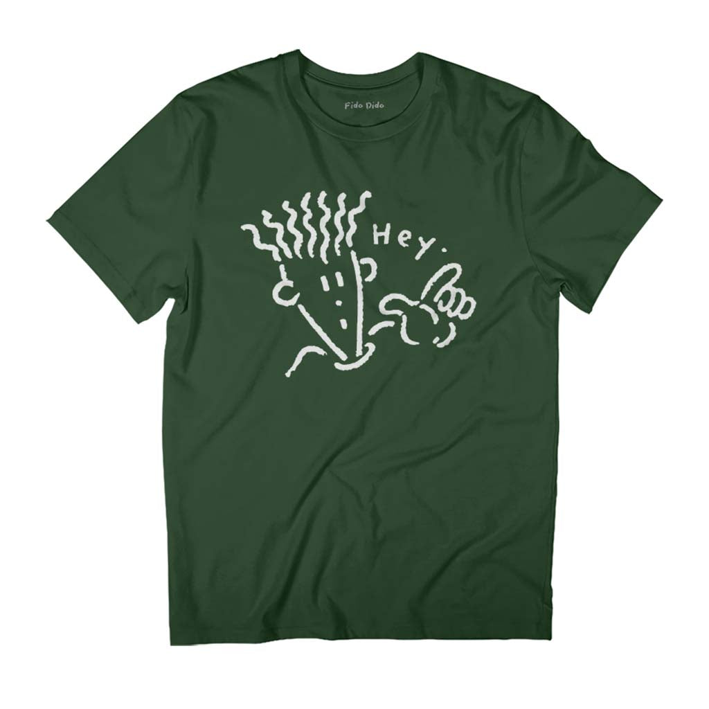 Fido Dido Face Hey Point Men's T-Shirt-ALL + EVERY