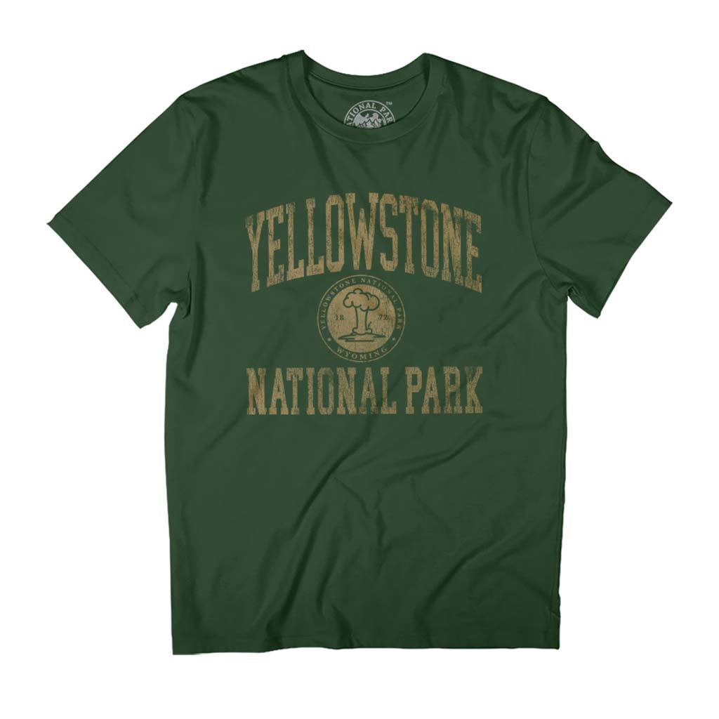 US National Parks Yellowstone Wyoming Men's T-Shirt
