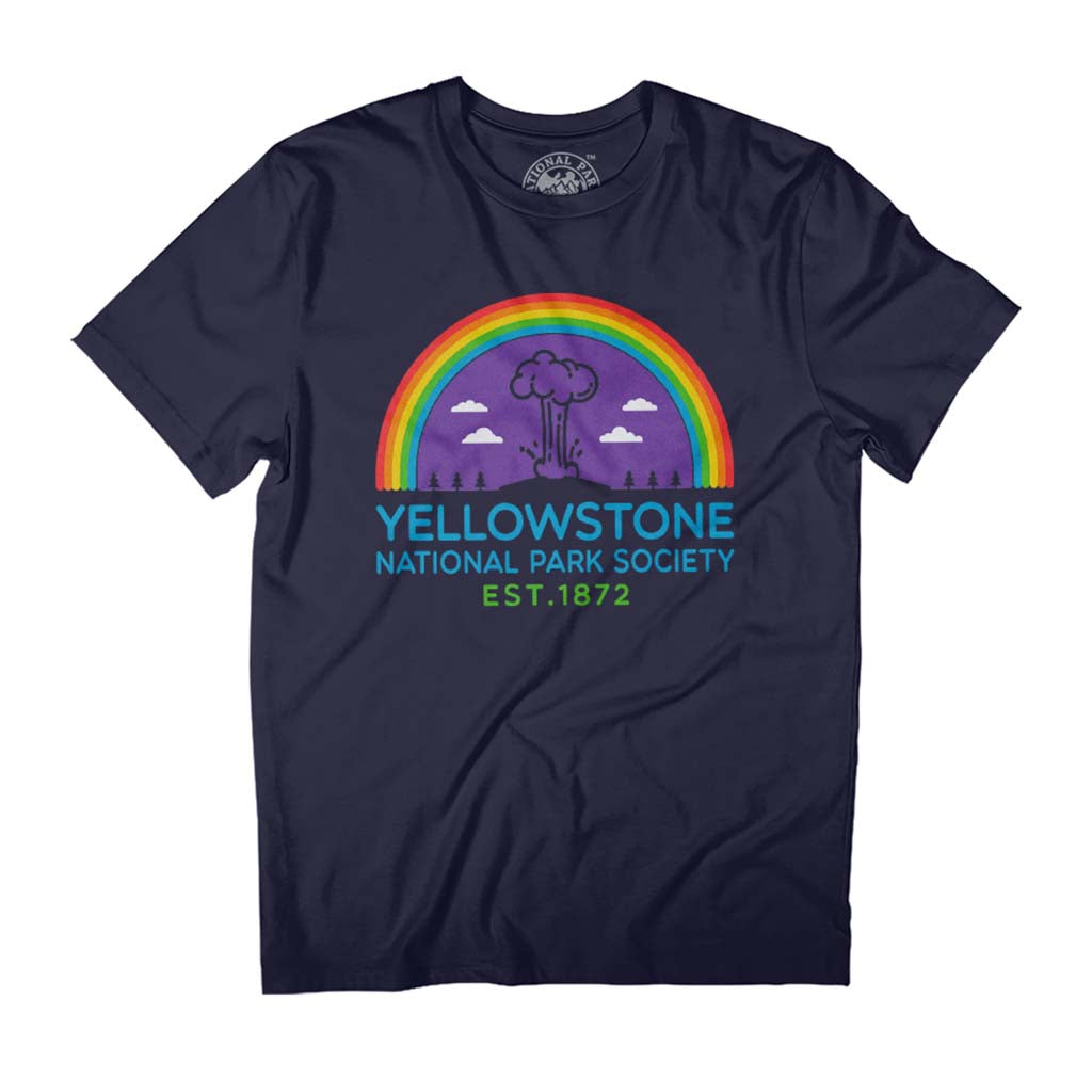 US National Parks Yellowstone Society Est 1872 Men's T-Shirt