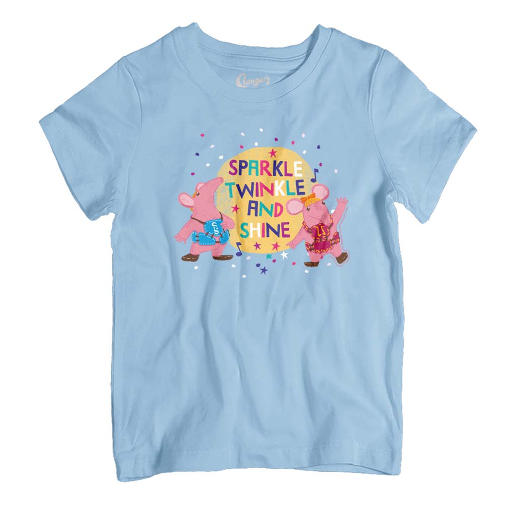Clangers Sparkle Twinkle And Shine Retro Kid's T-Shirt-ALL + EVERY