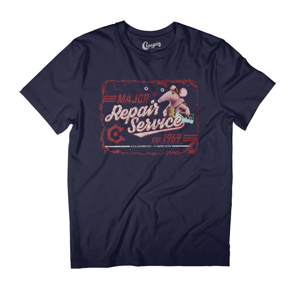 Clangers Major Clanger Repair Service Est 1969 Retro Men's T-Shirt-ALL + EVERY