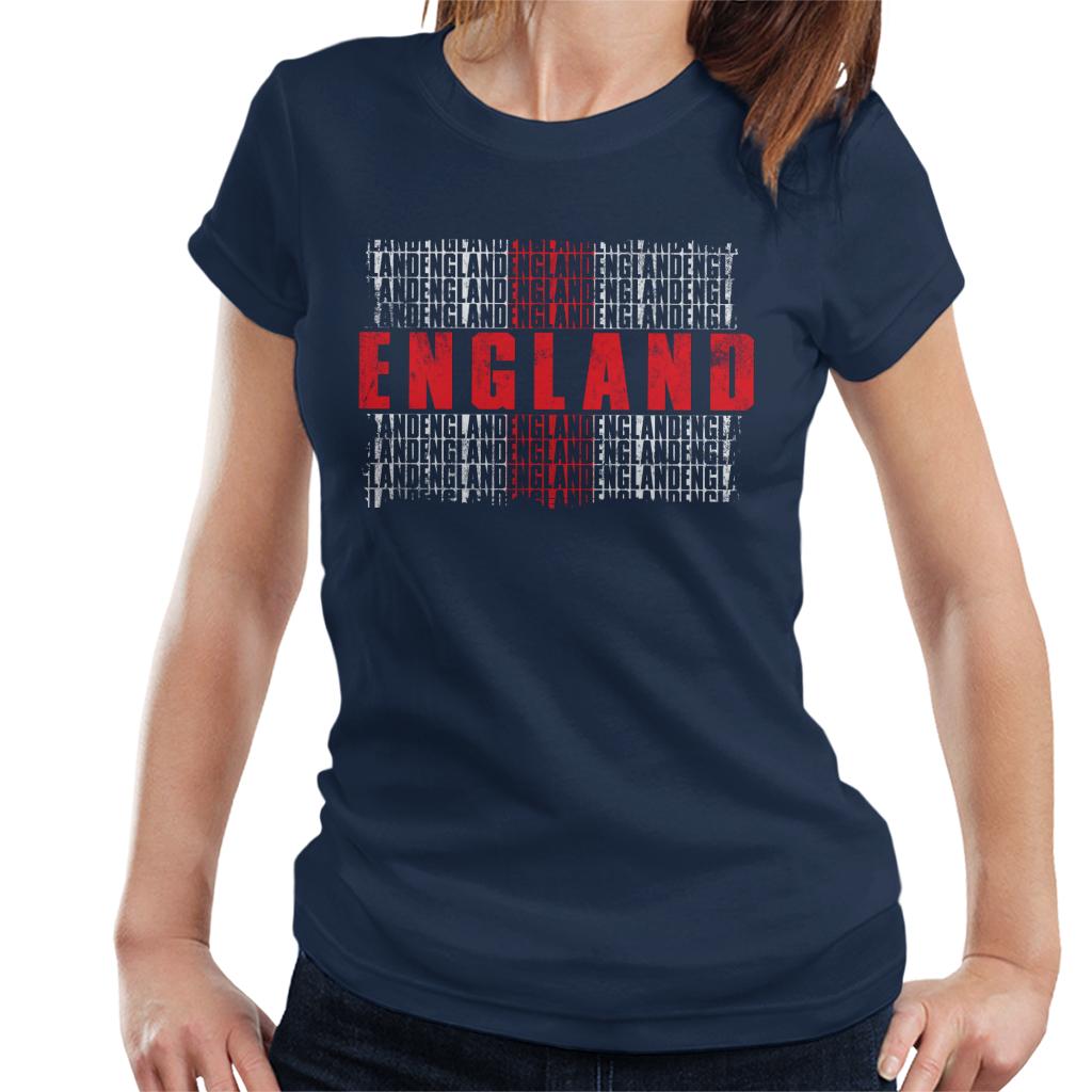 England Cascade Flag Women's T-Shirt