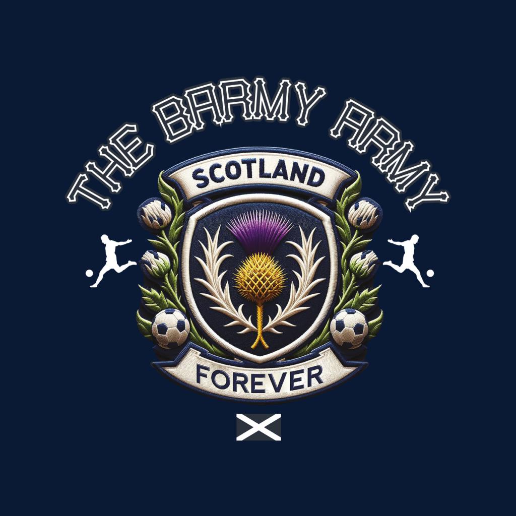 Scotland Forever The Barmy Army Euro Football Men's T-Shirt-ALL + EVERY