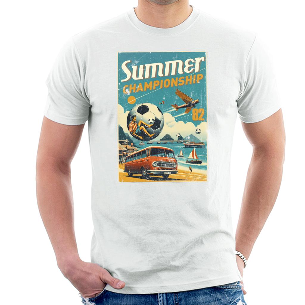 Summer Championship 1982 Retro Football Men's T-Shirt-ALL + EVERY