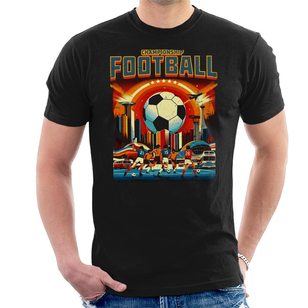 Retro 70's Championship Football Men's T-Shirt-ALL + EVERY