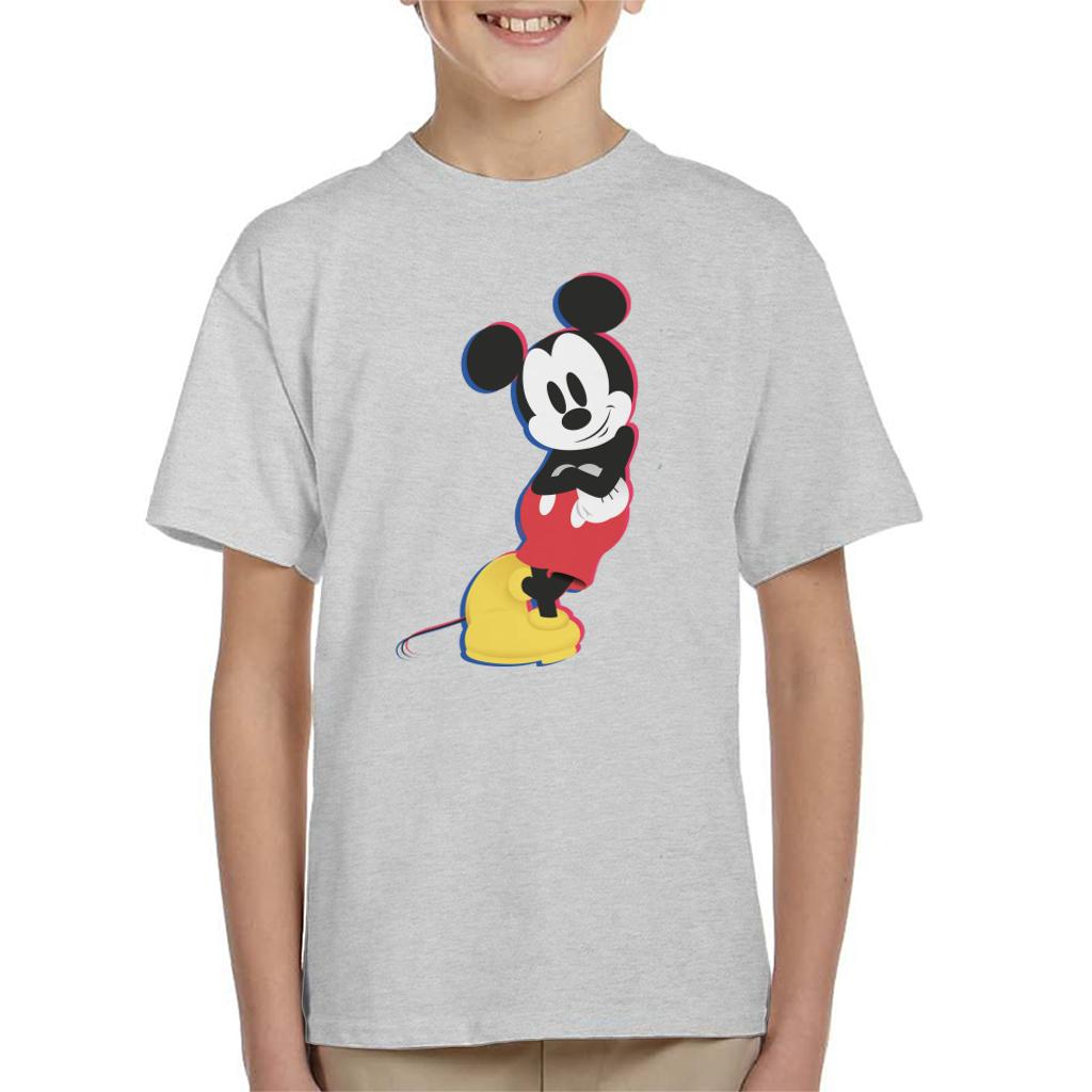 Disney Mickey Mouse Lean Kid's T-Shirt-ALL + EVERY