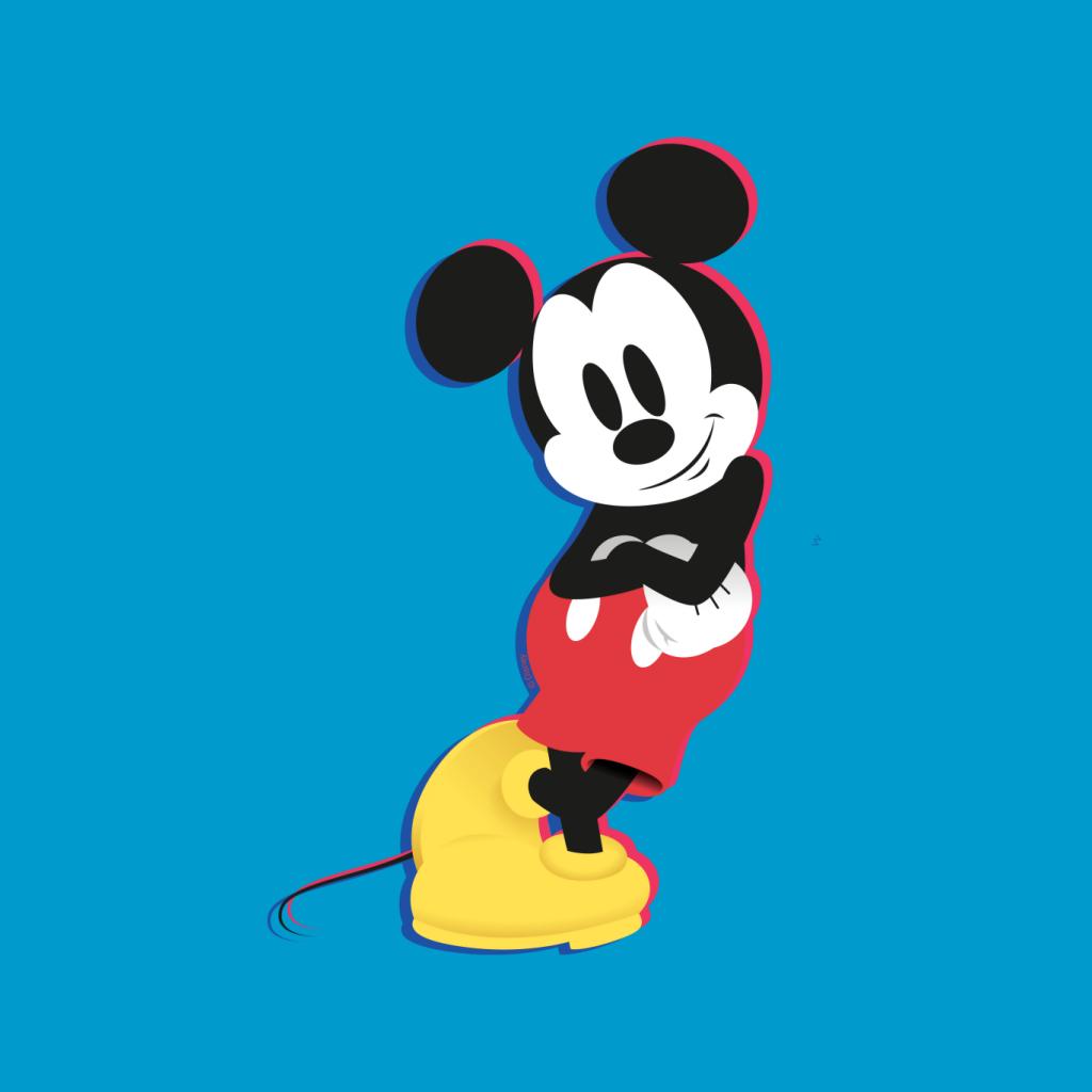 Disney Mickey Mouse Lean Women's T-Shirt-ALL + EVERY