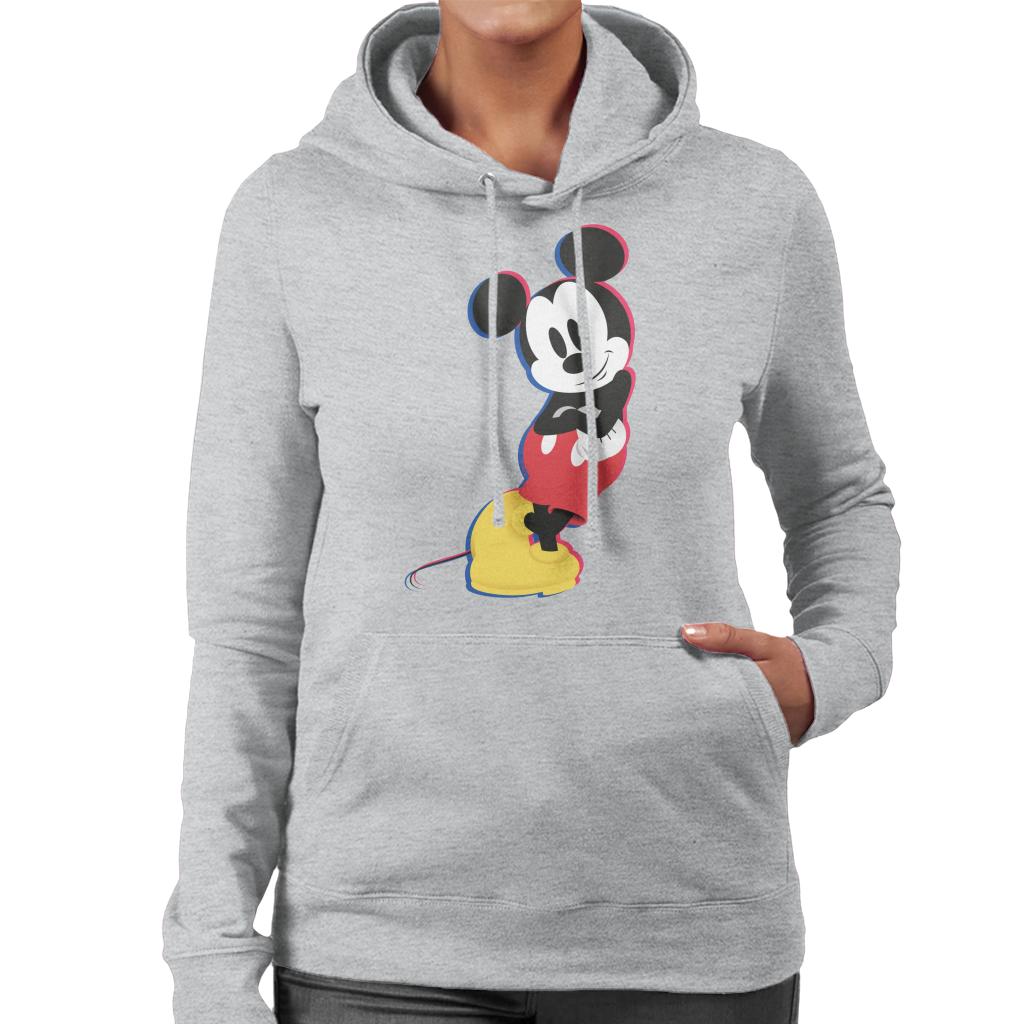 Disney Mickey Mouse Lean Women's Hooded Sweatshirt-ALL + EVERY