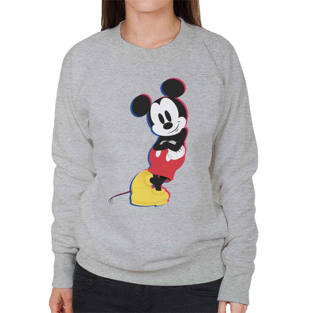 Disney Mickey Mouse Lean Women's Sweatshirt-ALL + EVERY