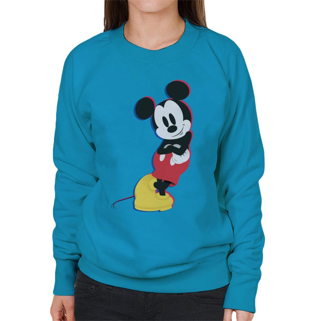 Disney Mickey Mouse Lean Women's Sweatshirt-ALL + EVERY