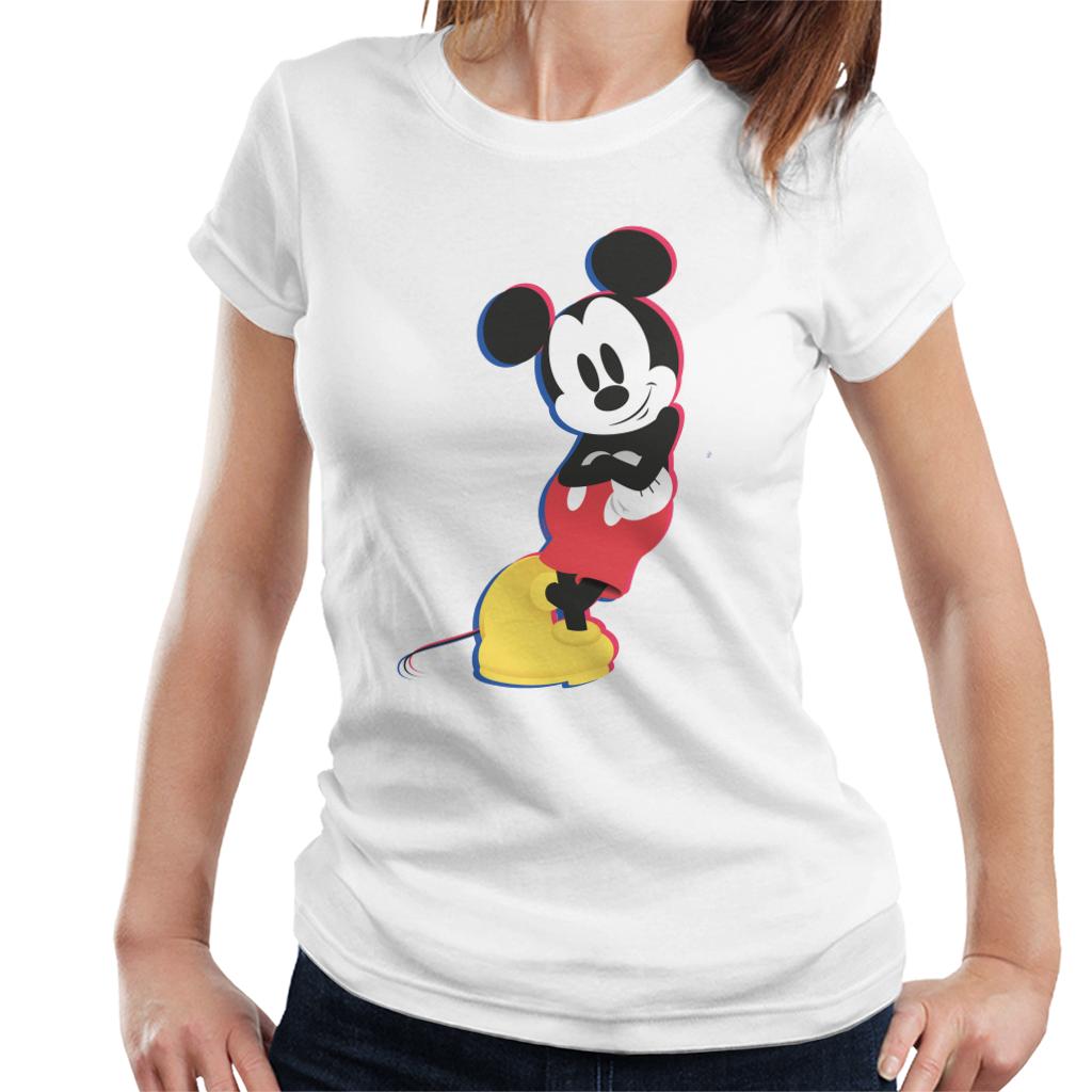 Disney Mickey Mouse Lean Women's T-Shirt-ALL + EVERY