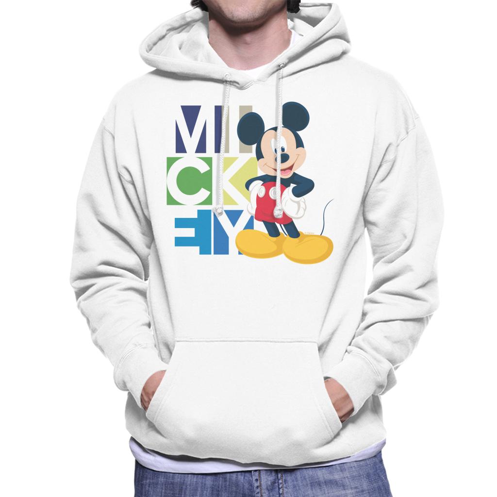 Disney Mickey Mouse Pose Men's Hooded Sweatshirt-ALL + EVERY