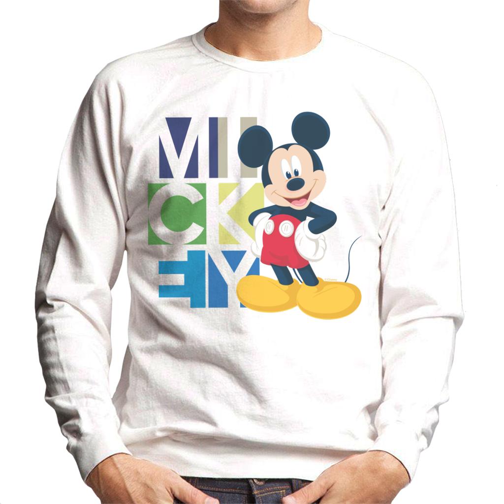 Disney Mickey Mouse Pose Men's Sweatshirt-ALL + EVERY