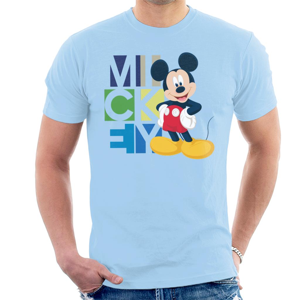 Disney Mickey Mouse Pose Men's T-Shirt-ALL + EVERY