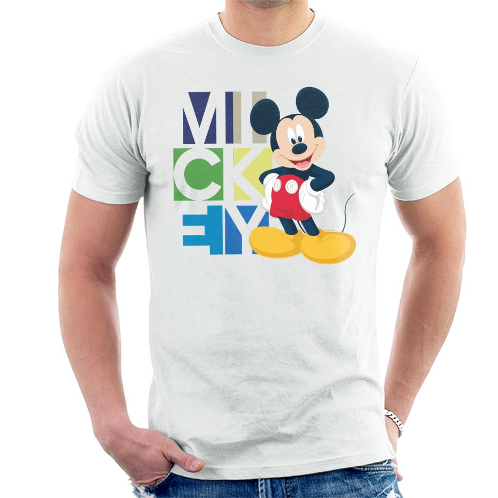 Disney Mickey Mouse Pose Men's T-Shirt-ALL + EVERY