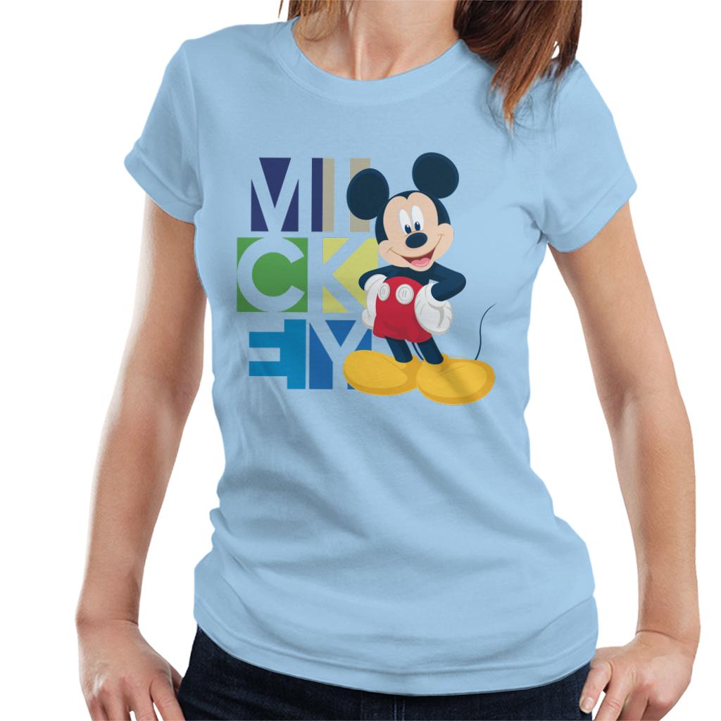 Disney Mickey Mouse Pose Women's T-Shirt-ALL + EVERY