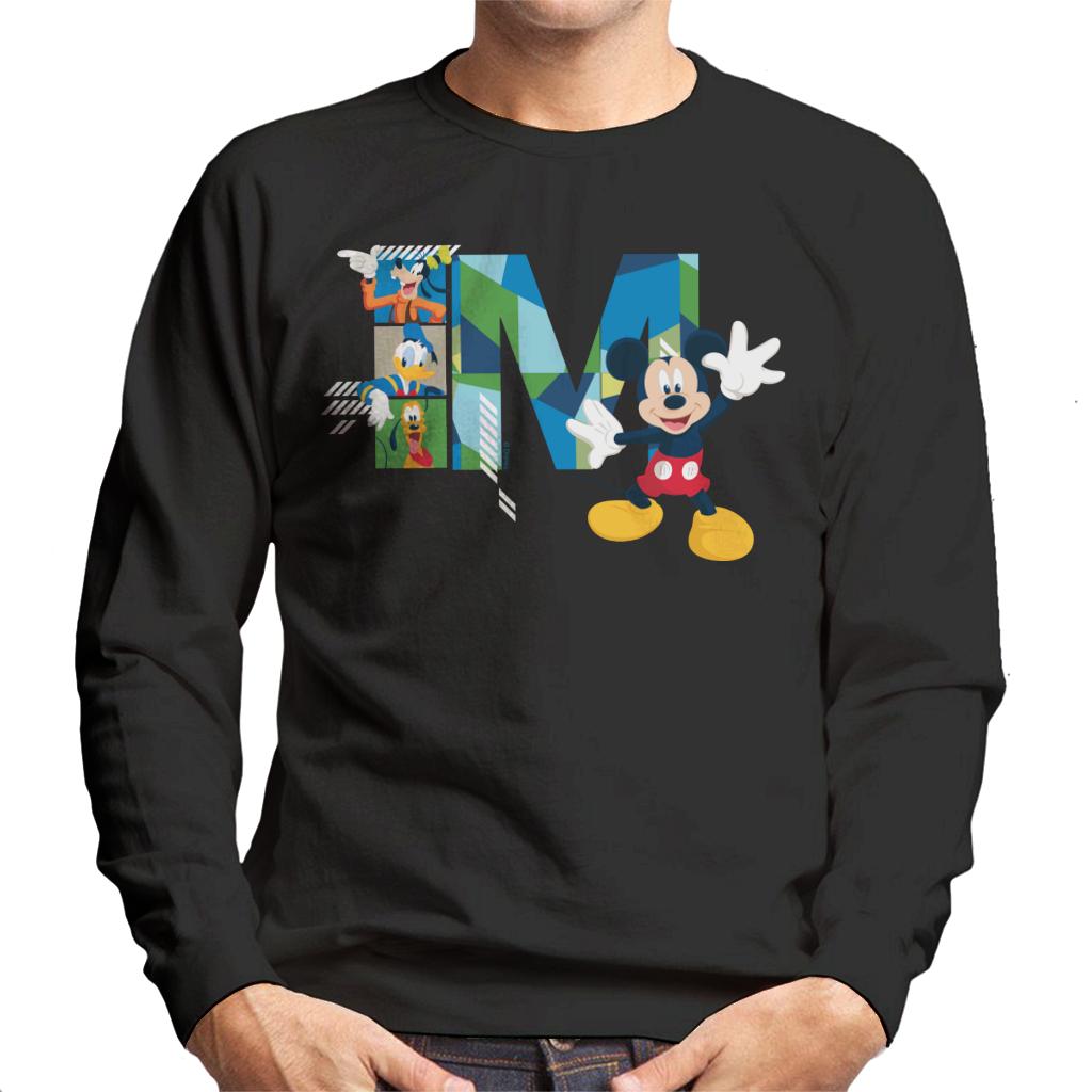 Disney Mickey Mouse Goofy Donald Duck And Pluto Men's Sweatshirt-ALL + EVERY