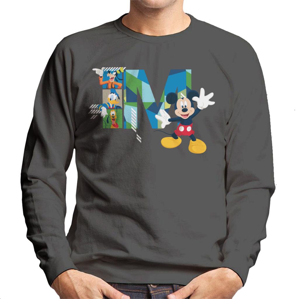 Disney Mickey Mouse Goofy Donald Duck And Pluto Men's Sweatshirt-ALL + EVERY