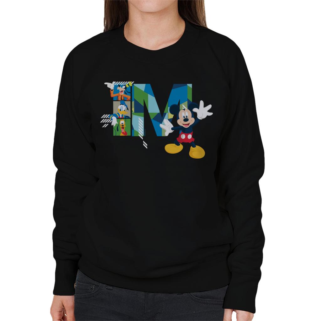 Disney Mickey Mouse Goofy Donald Duck And Pluto Women's Sweatshirt-ALL + EVERY