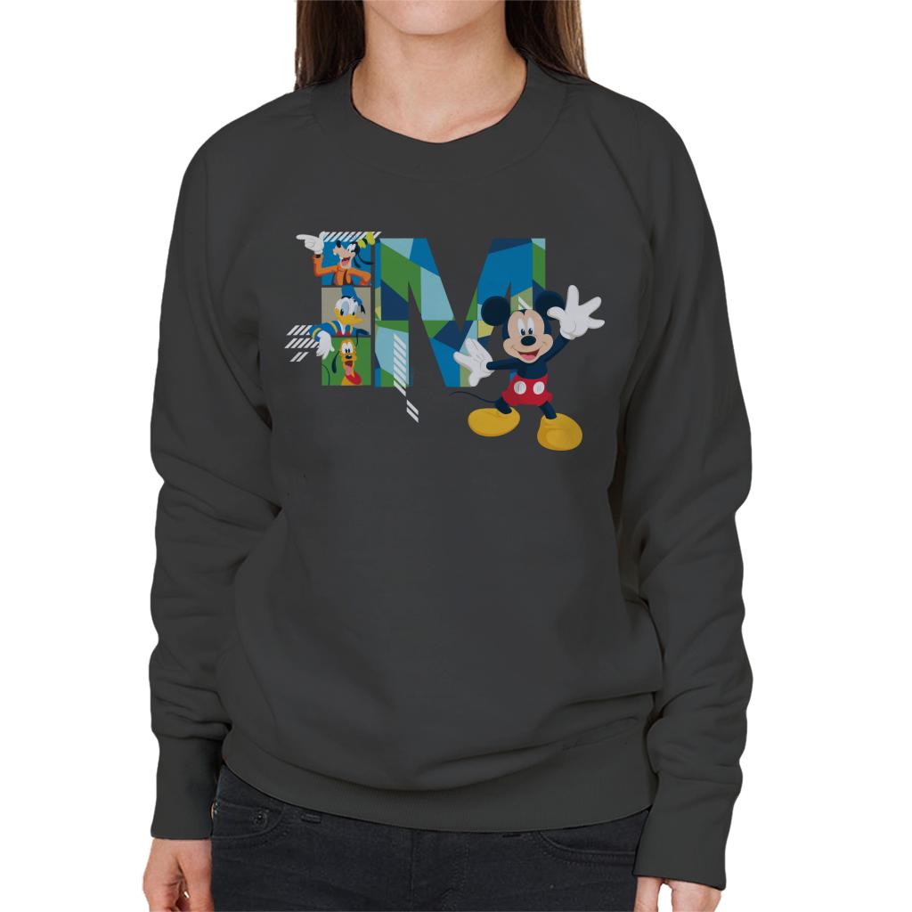 Disney Mickey Mouse Goofy Donald Duck And Pluto Women's Sweatshirt-ALL + EVERY