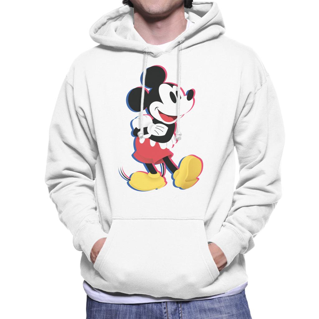 Disney Mickey Mouse Arms Folded Men's Hooded Sweatshirt-ALL + EVERY