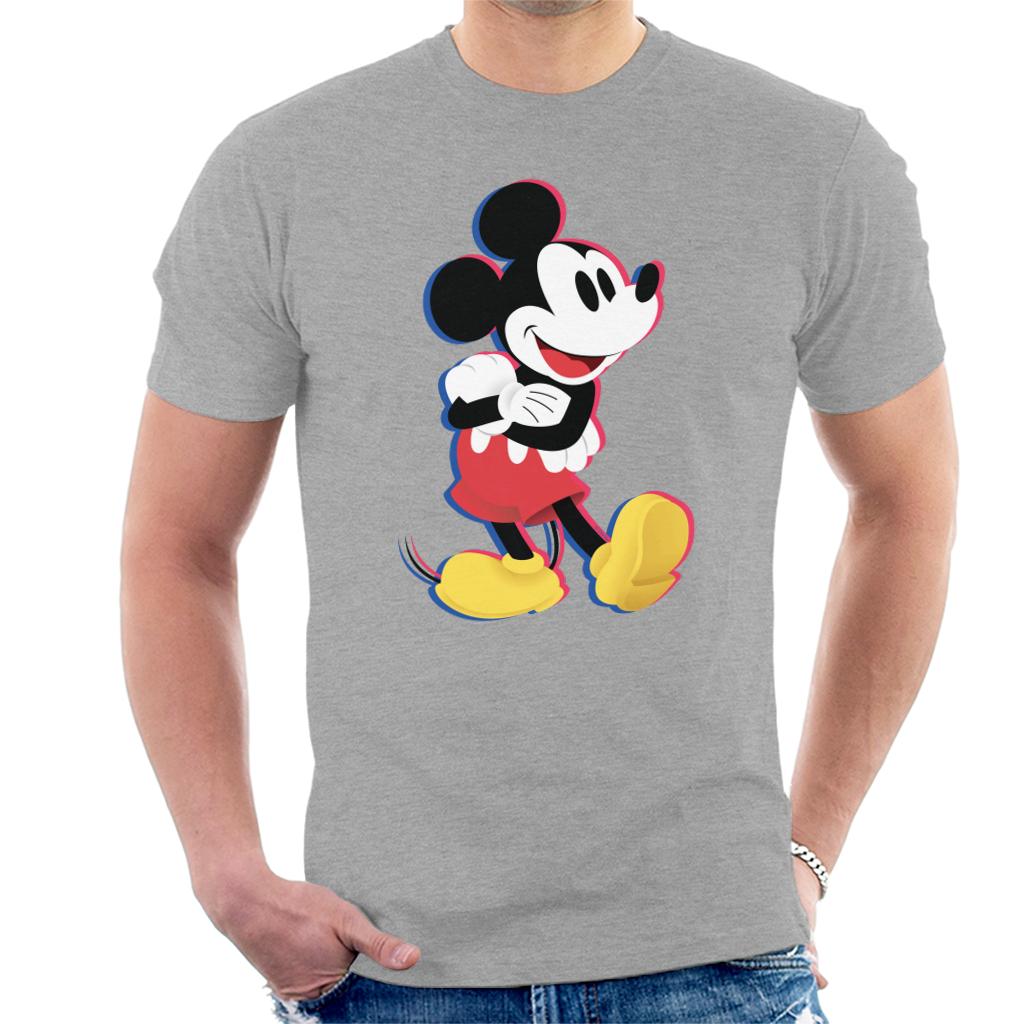 Disney Mickey Mouse Arms Folded Men's T-Shirt-ALL + EVERY