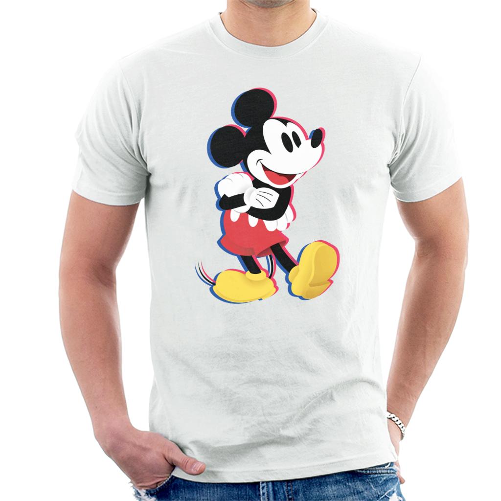 Disney Mickey Mouse Arms Folded Men's T-Shirt-ALL + EVERY