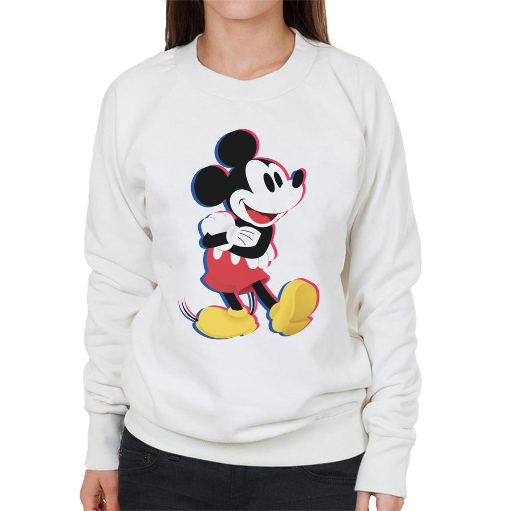 Disney Mickey Mouse Arms Folded Women's Sweatshirt-ALL + EVERY