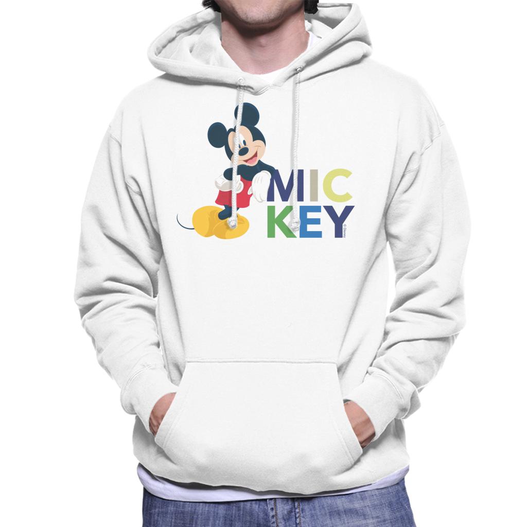 Disney Mickey Mouse Cool Lean Men's Hooded Sweatshirt-ALL + EVERY