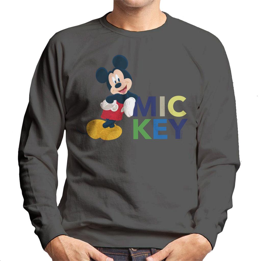 Disney Mickey Mouse Cool Lean Men's Sweatshirt-ALL + EVERY