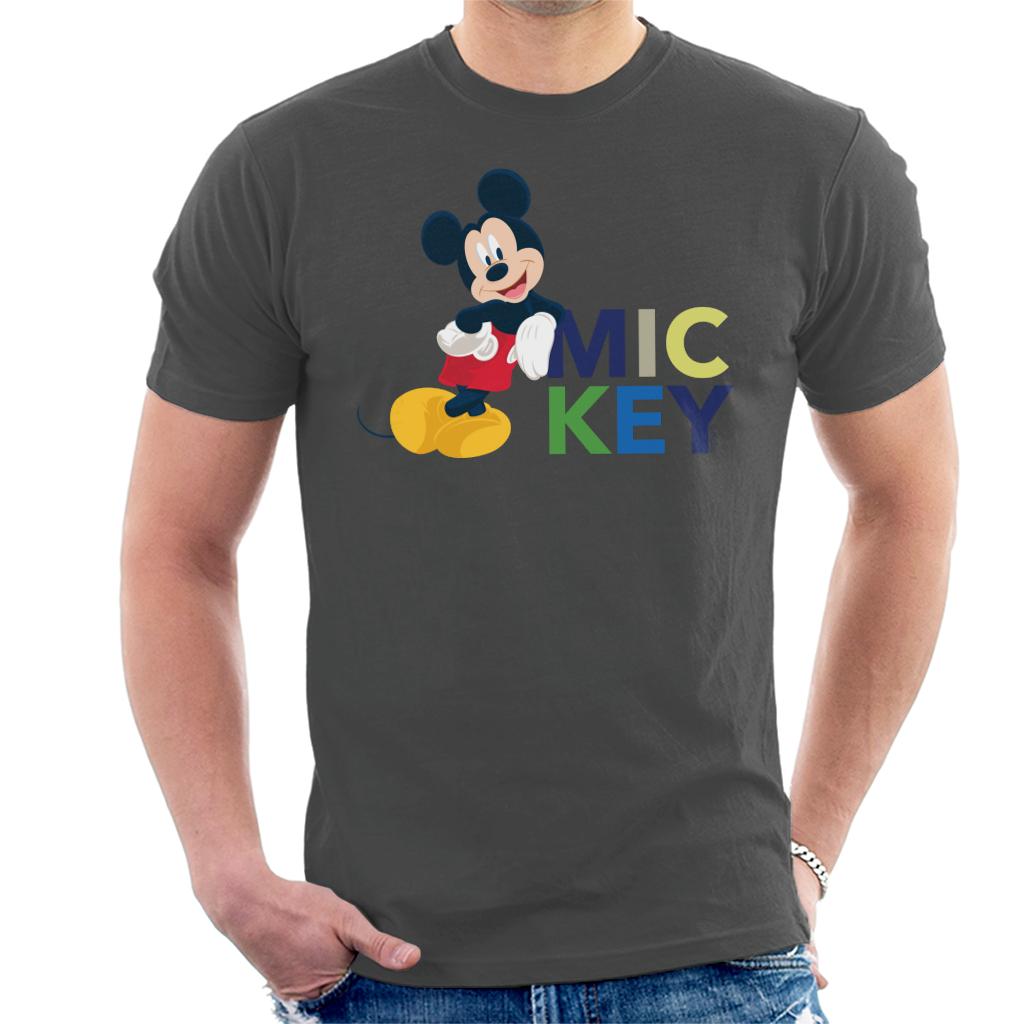 Disney Mickey Mouse Cool Lean Men's T-Shirt-ALL + EVERY