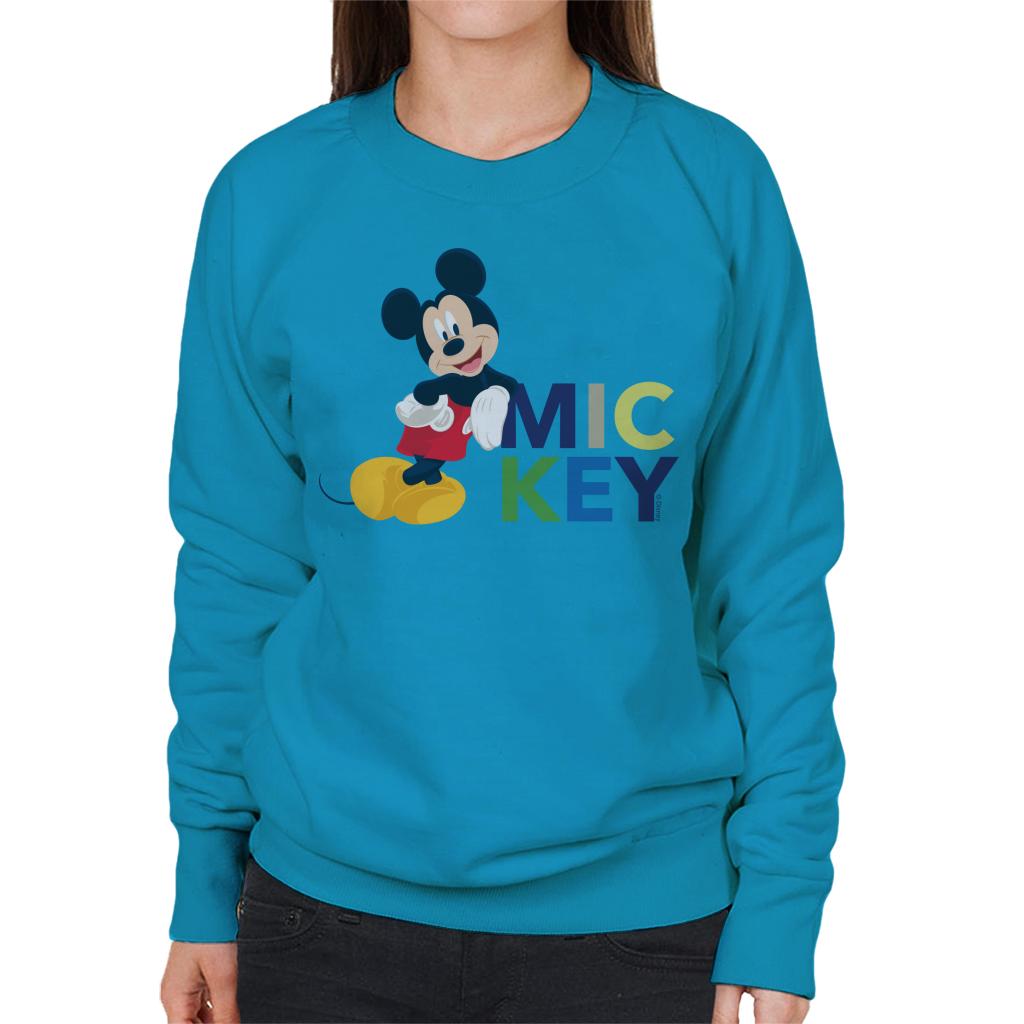 Disney Mickey Mouse Cool Lean Women's Sweatshirt-ALL + EVERY