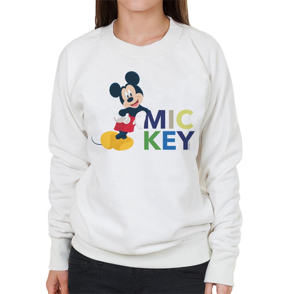 Disney Mickey Mouse Cool Lean Women's Sweatshirt-ALL + EVERY