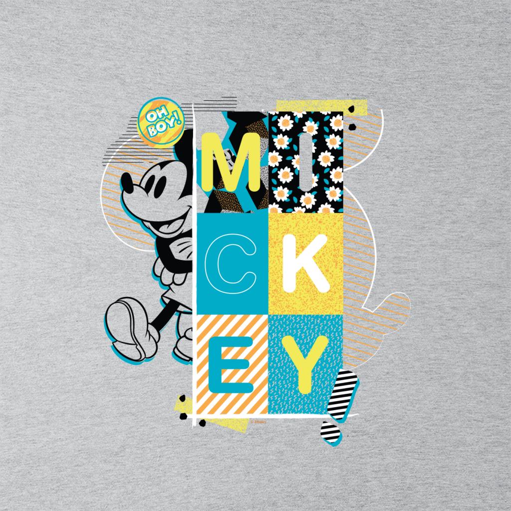 Disney Mickey Mouse Oh Boy Pop Art Men's T-Shirt-ALL + EVERY