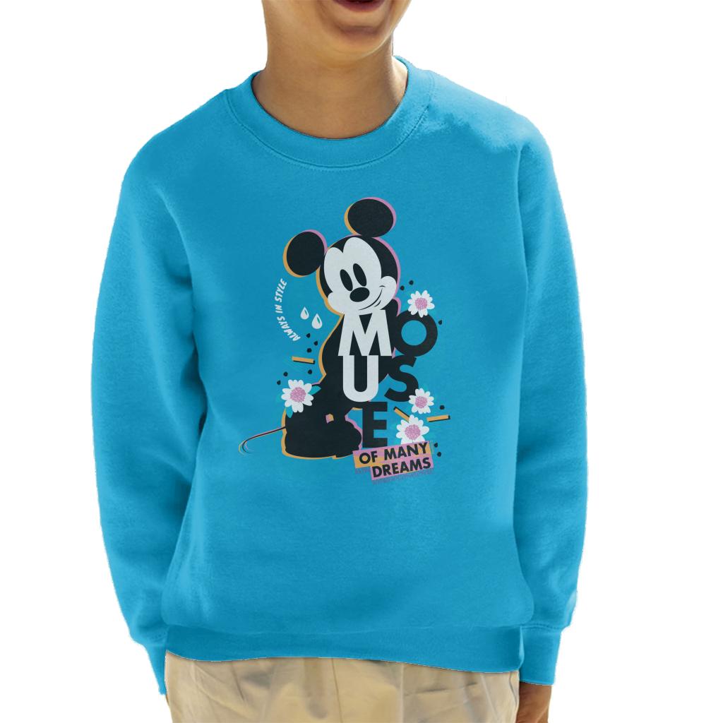 Disney Mickey Mouse Always In Style Kid's Sweatshirt-ALL + EVERY