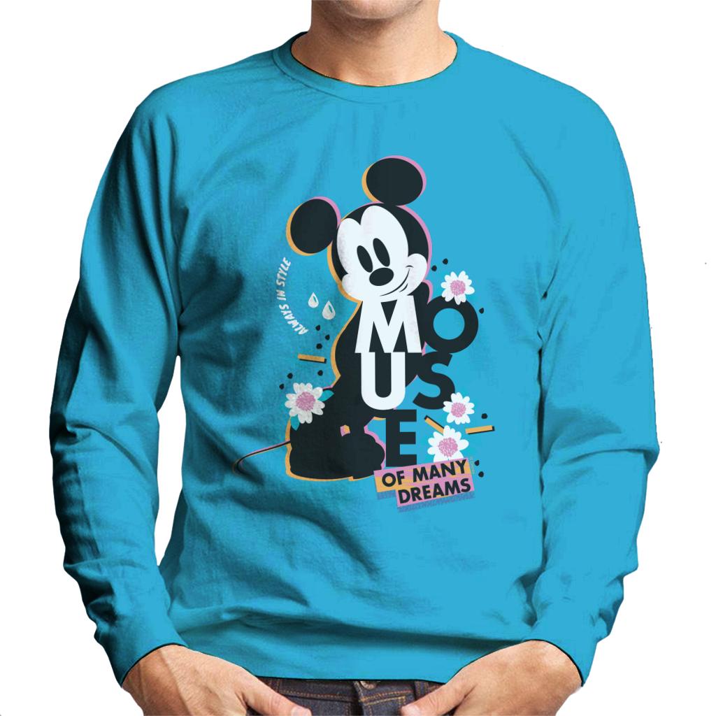 Disney Mickey Mouse Always In Style Men's Sweatshirt-ALL + EVERY