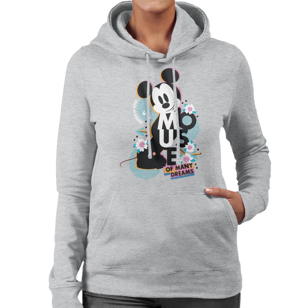 Disney Mickey Mouse Always In Style Women's Hooded Sweatshirt-ALL + EVERY
