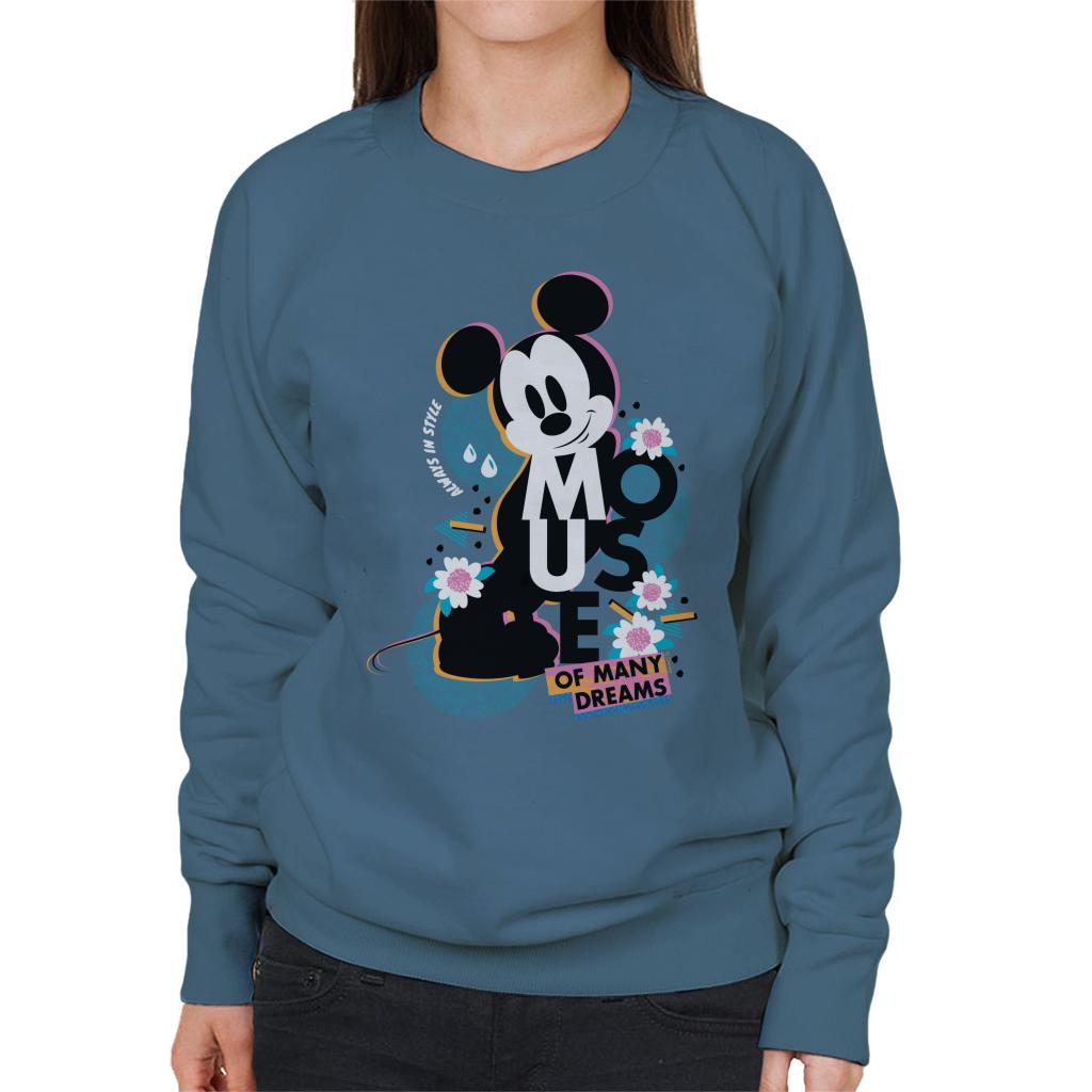 Disney Mickey Mouse Always In Style Women's Sweatshirt-ALL + EVERY