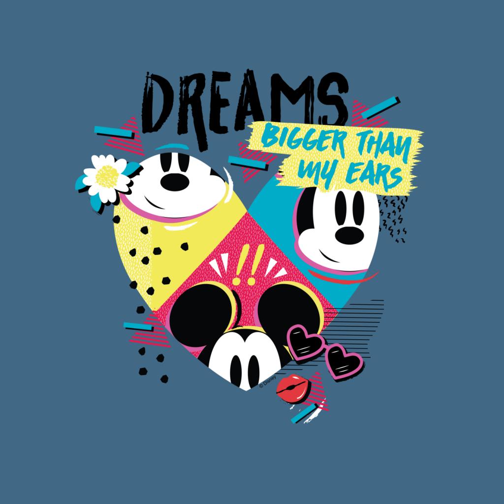 Disney Mickey Mouse Dreams Bigger Than My Ears Women's T-Shirt-ALL + EVERY