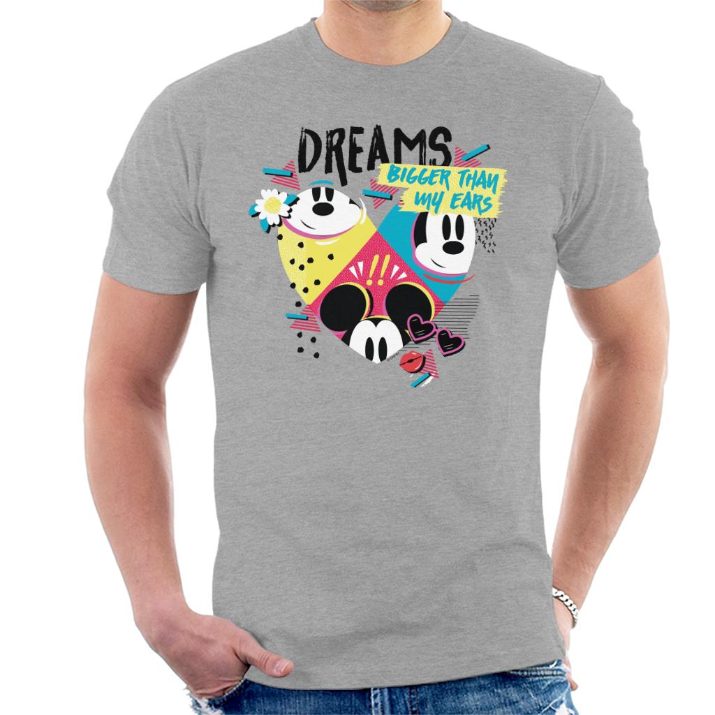 Disney Mickey Mouse Dreams Bigger Than My Ears Men's T-Shirt-ALL + EVERY