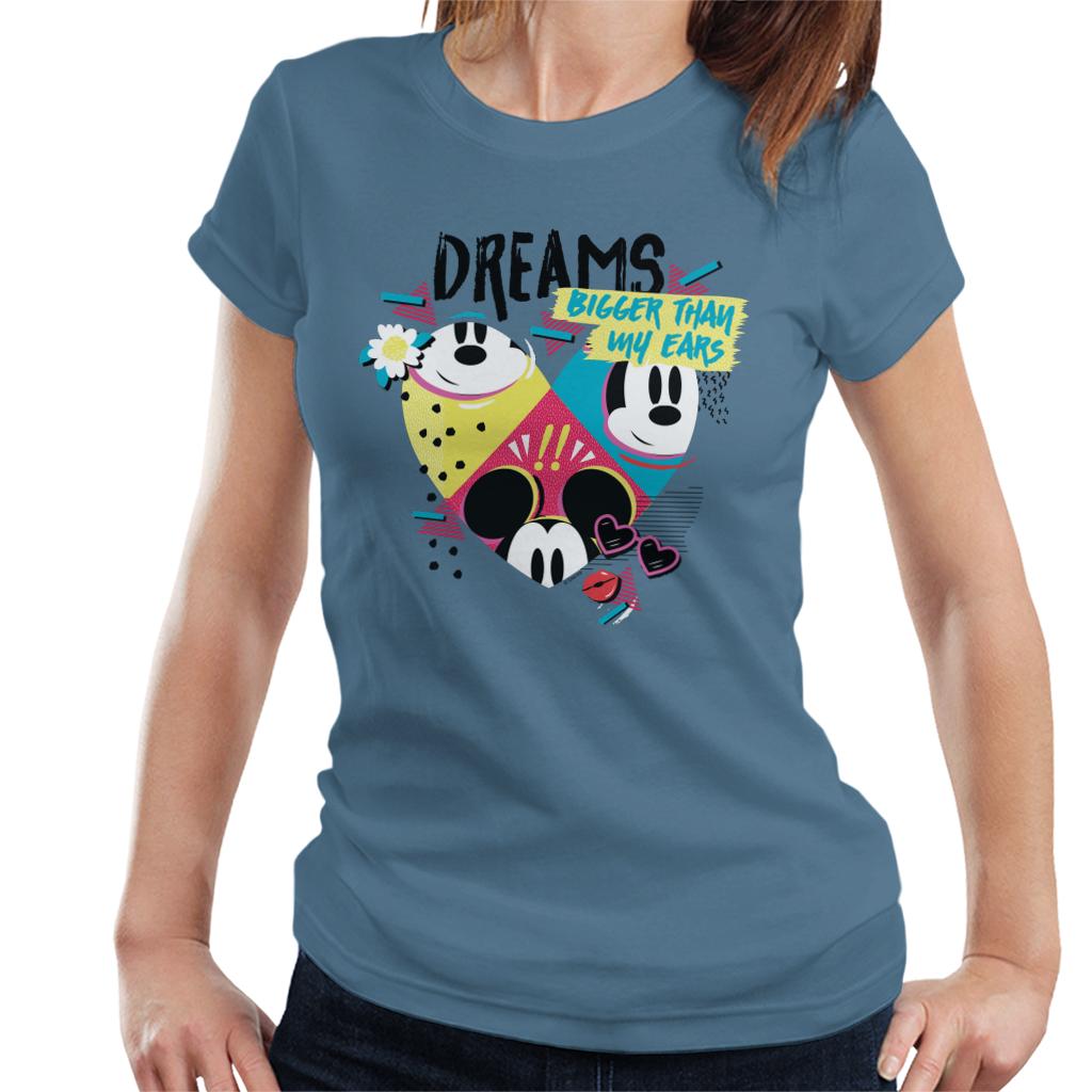 Disney Mickey Mouse Dreams Bigger Than My Ears Women's T-Shirt-ALL + EVERY