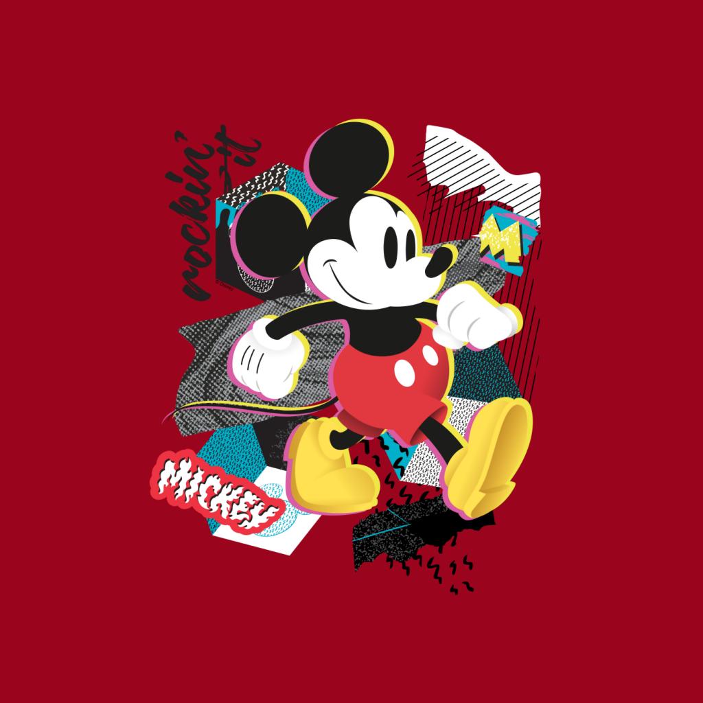 Disney Mickey Mouse Retro Pop Art Men's T-Shirt-ALL + EVERY