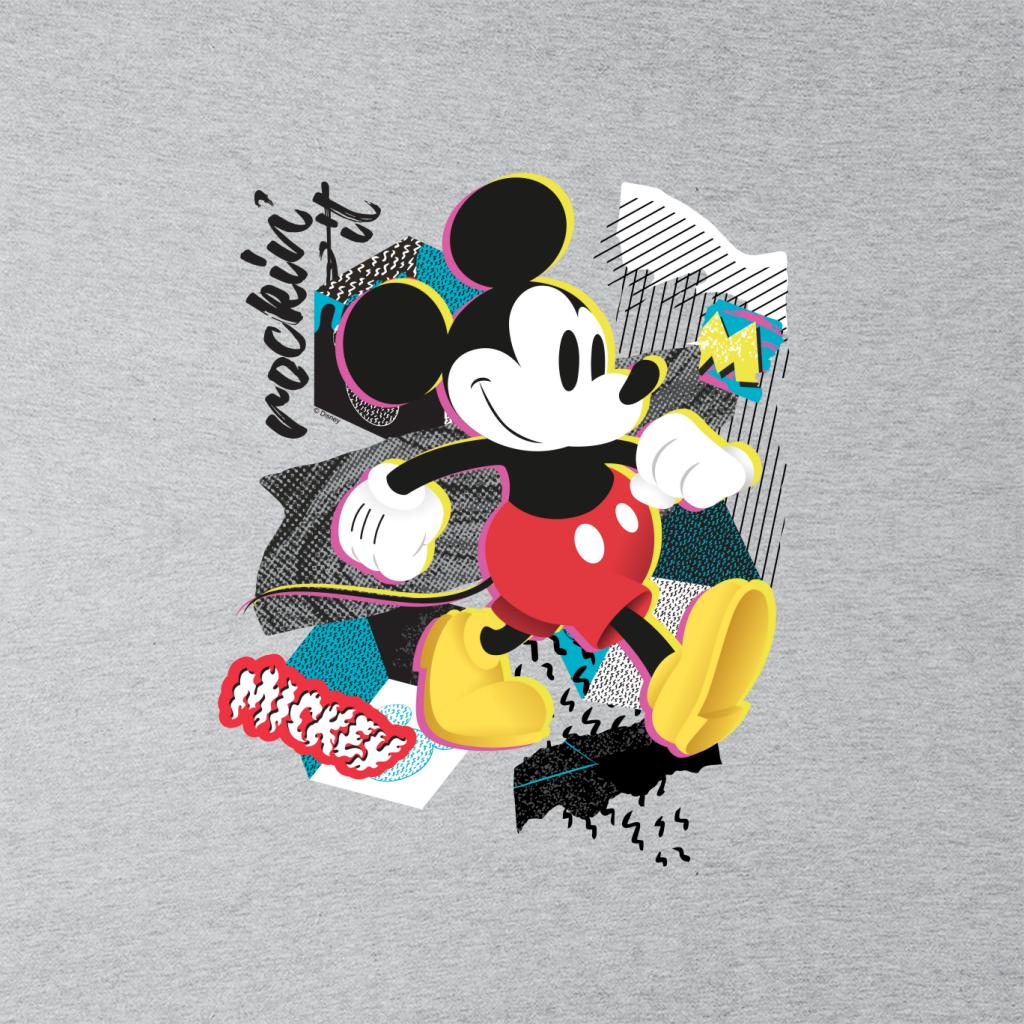 Disney Mickey Mouse Retro Pop Art Women's Hooded Sweatshirt-ALL + EVERY