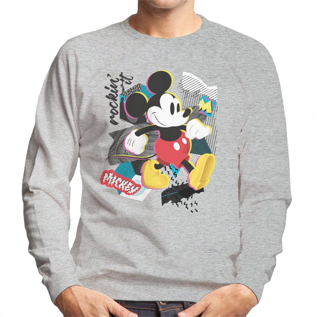 Disney Mickey Mouse Retro Pop Art Men's Sweatshirt-ALL + EVERY