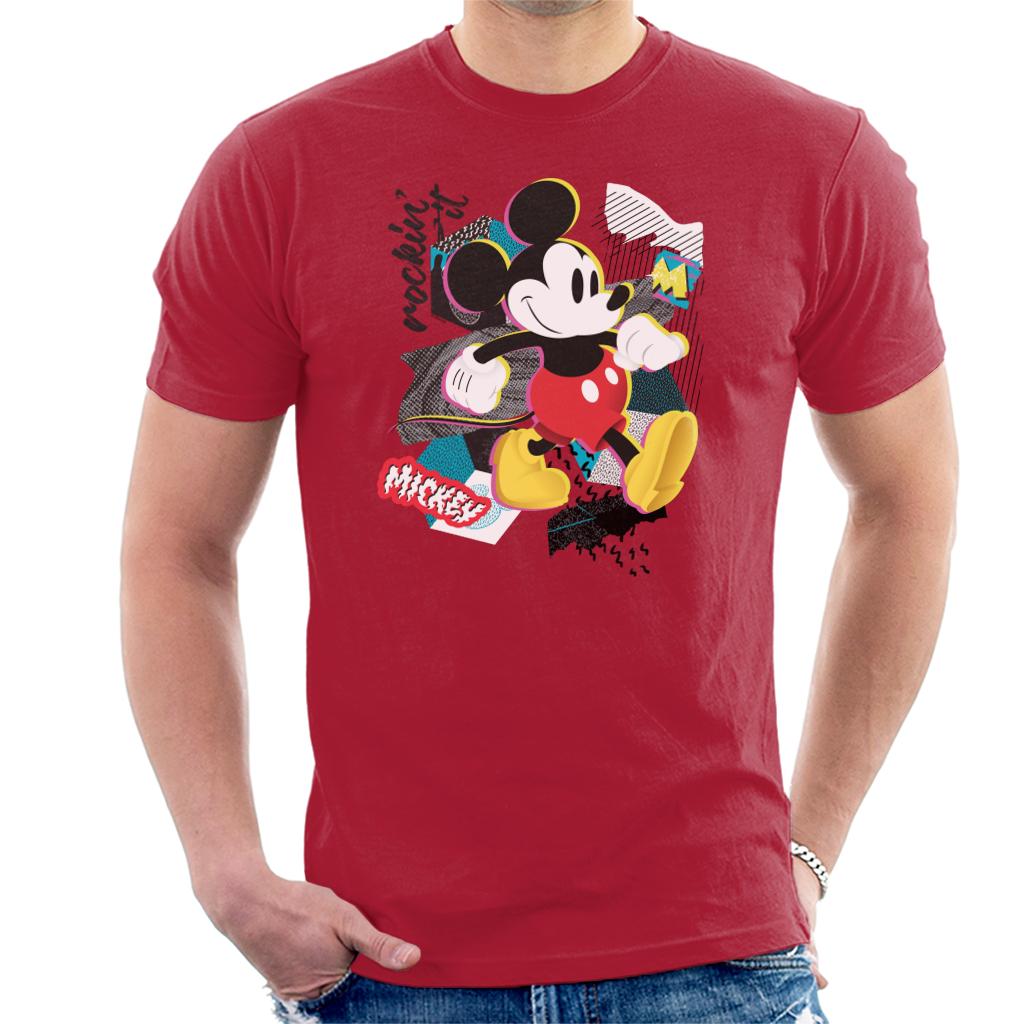 Disney Mickey Mouse Retro Pop Art Men's T-Shirt-ALL + EVERY