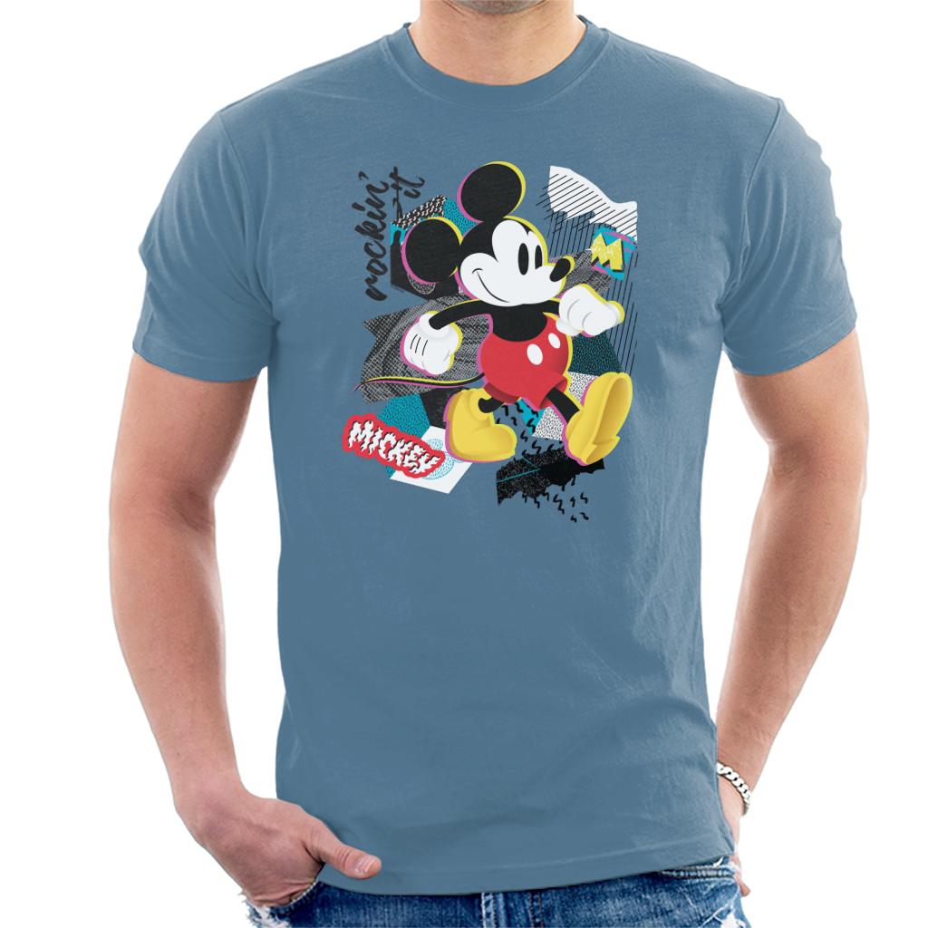 Disney Mickey Mouse Retro Pop Art Men's T-Shirt-ALL + EVERY