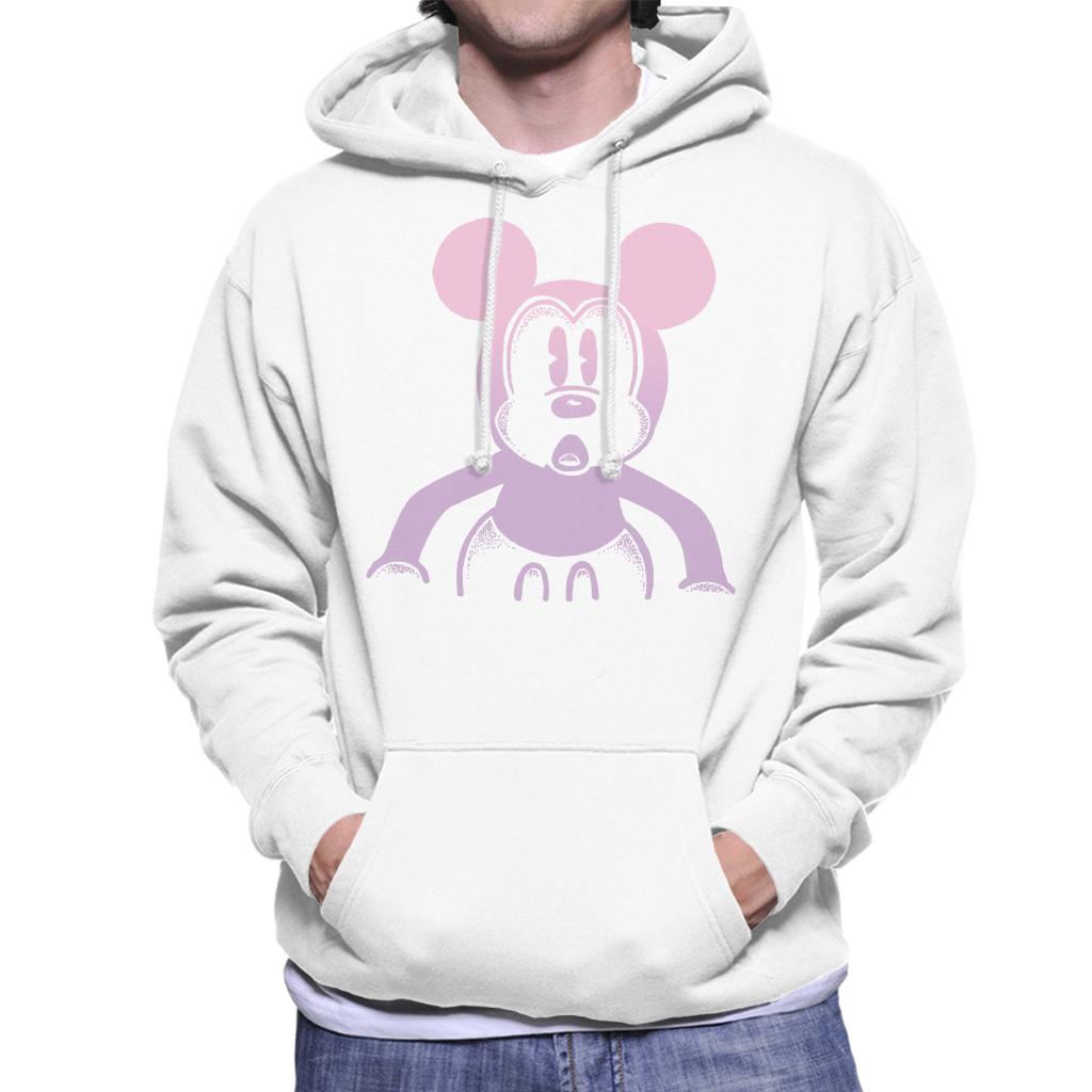 Disney Mickey Mouse Retro Silhouette Men's Hooded Sweatshirt-ALL + EVERY