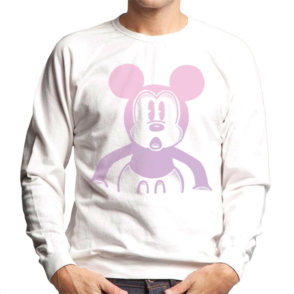 Disney Mickey Mouse Retro Silhouette Men's Sweatshirt-ALL + EVERY