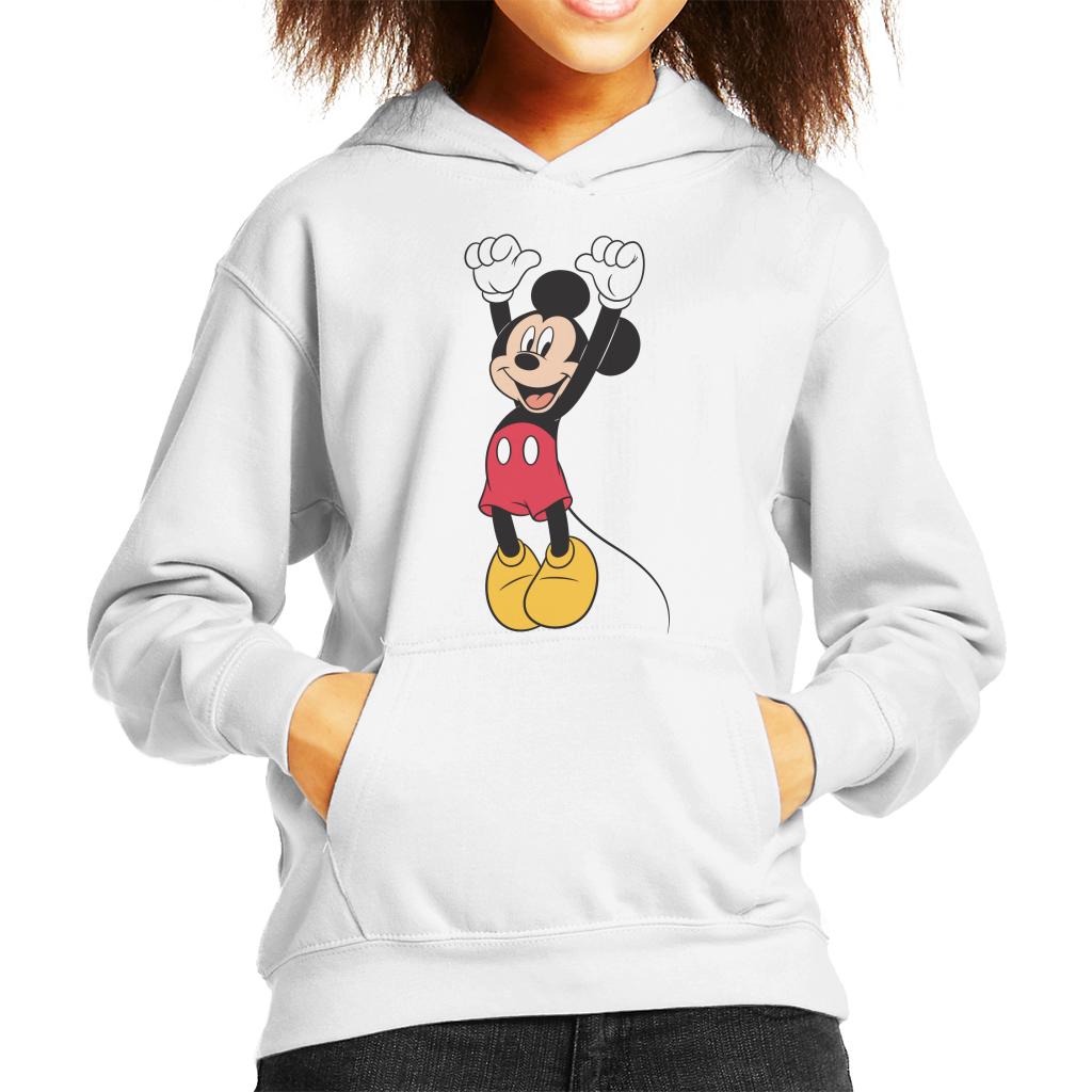 Disney Mickey Mouse Jump For Joy Kid's Hooded Sweatshirt-ALL + EVERY