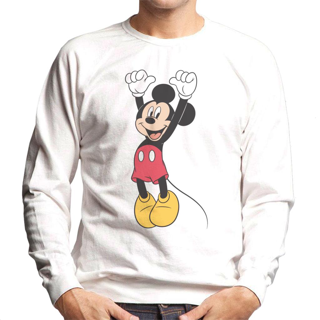 Disney Mickey Mouse Jump For Joy Men's Sweatshirt-ALL + EVERY